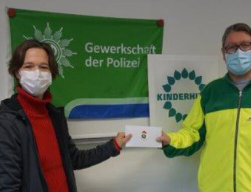 Kreisgruppe Frankfurt (Oder) der Gewerkschaft der Polizei spendet 200 €