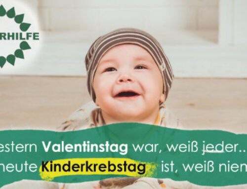 Setz ein Zeichen zum internationaler Kinderkrebstag 2022